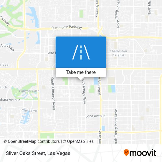 Silver Oaks Street map