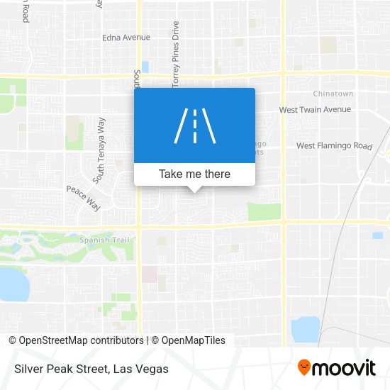 Silver Peak Street map
