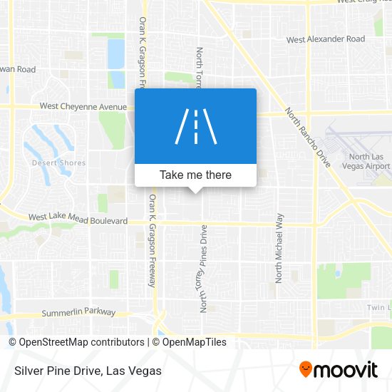 Mapa de Silver Pine Drive