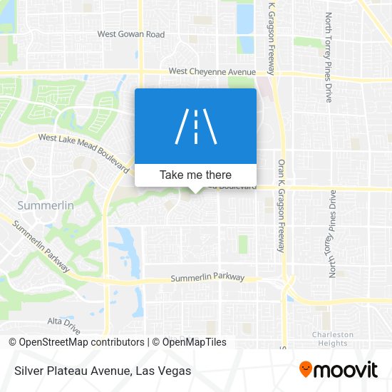 Mapa de Silver Plateau Avenue