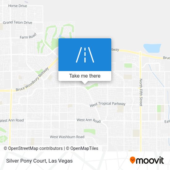 Silver Pony Court map
