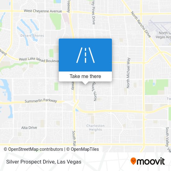 Silver Prospect Drive map
