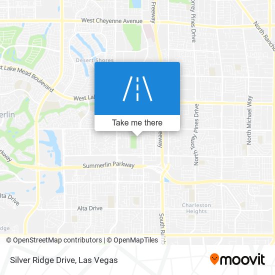 Silver Ridge Drive map