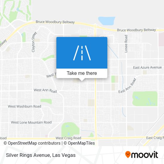 Silver Rings Avenue map