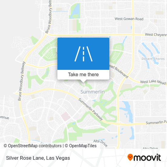 Mapa de Silver Rose Lane