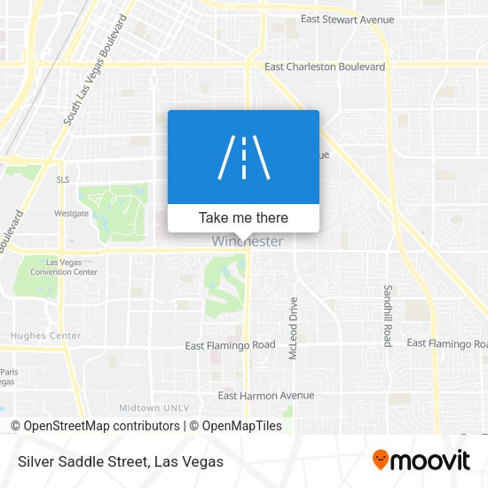 Silver Saddle Street map