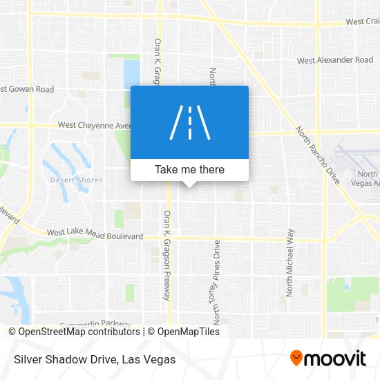 Mapa de Silver Shadow Drive