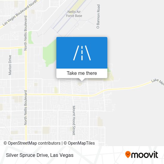 Silver Spruce Drive map