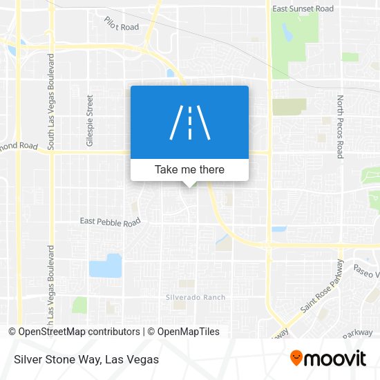 Silver Stone Way map
