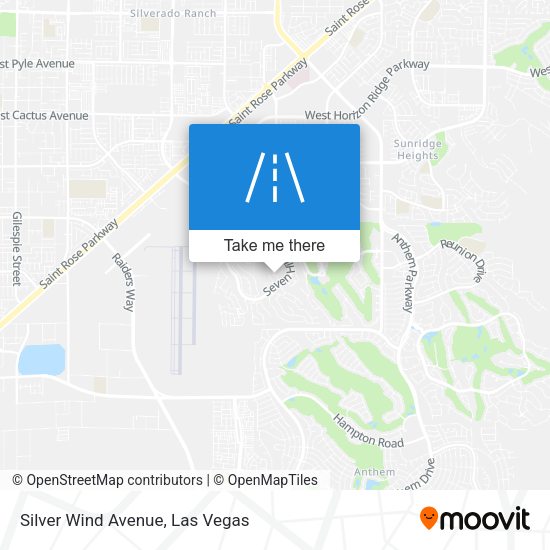 Silver Wind Avenue map