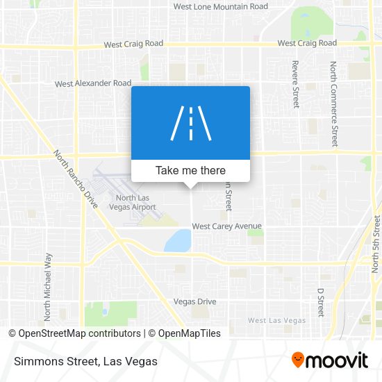 Mapa de Simmons Street
