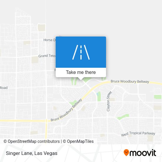Mapa de Singer Lane