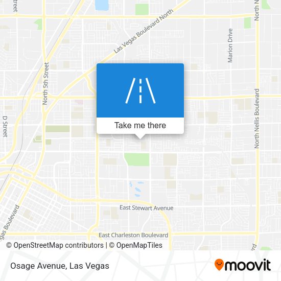 Mapa de Osage Avenue