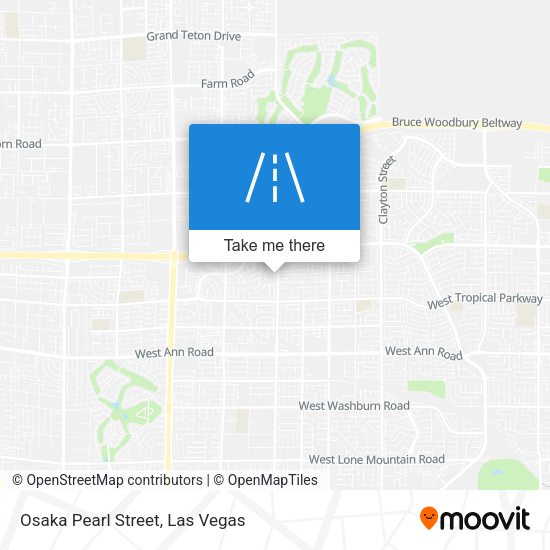 Osaka Pearl Street map