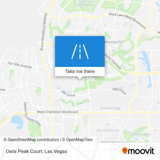 Mapa de Owls Peak Court