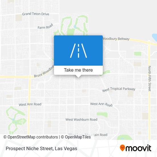 Mapa de Prospect Niche Street