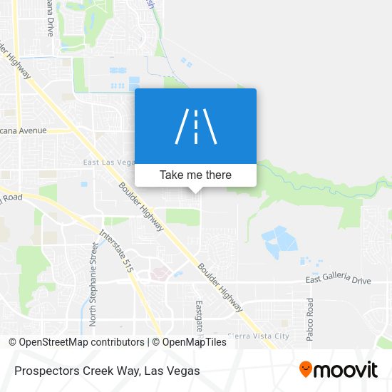 Mapa de Prospectors Creek Way