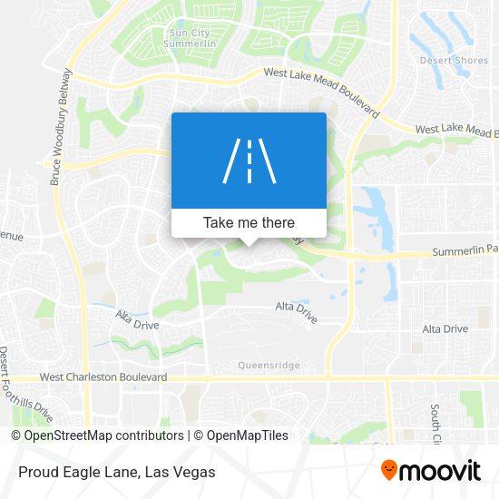Mapa de Proud Eagle Lane