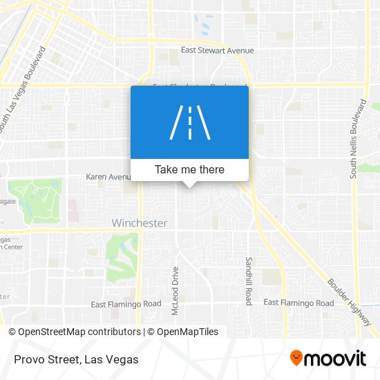 Provo Street map