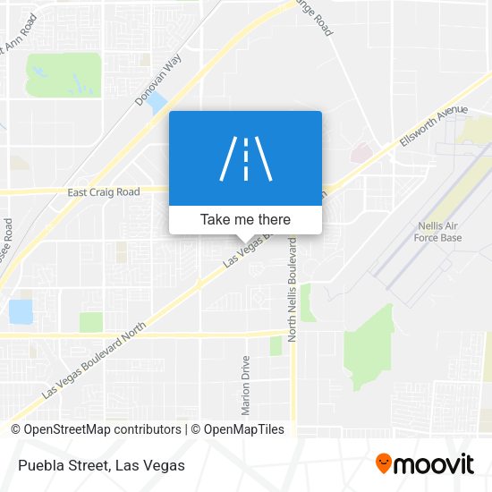 Mapa de Puebla Street
