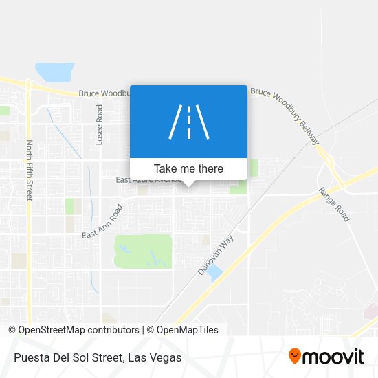 Mapa de Puesta Del Sol Street