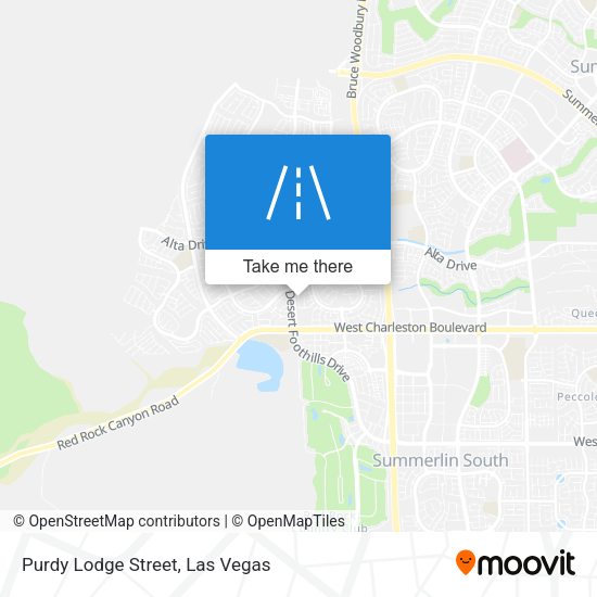 Purdy Lodge Street map