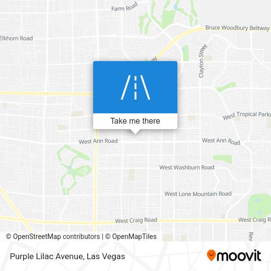 Mapa de Purple Lilac Avenue