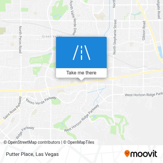 Mapa de Putter Place