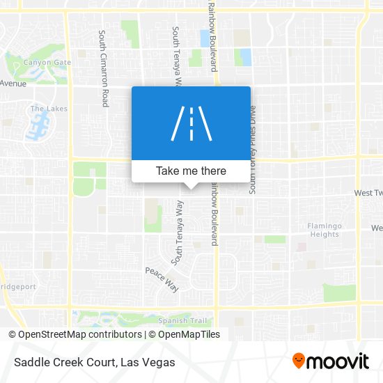 Saddle Creek Court map