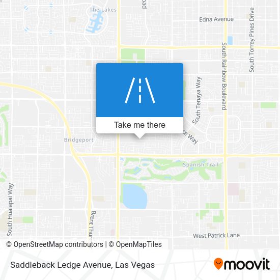 Saddleback Ledge Avenue map