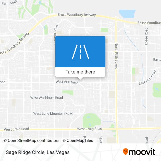 Sage Ridge Circle map