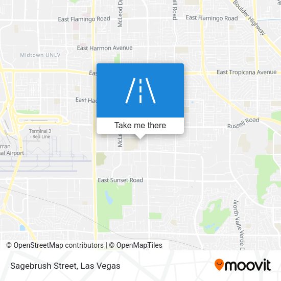 Sagebrush Street map
