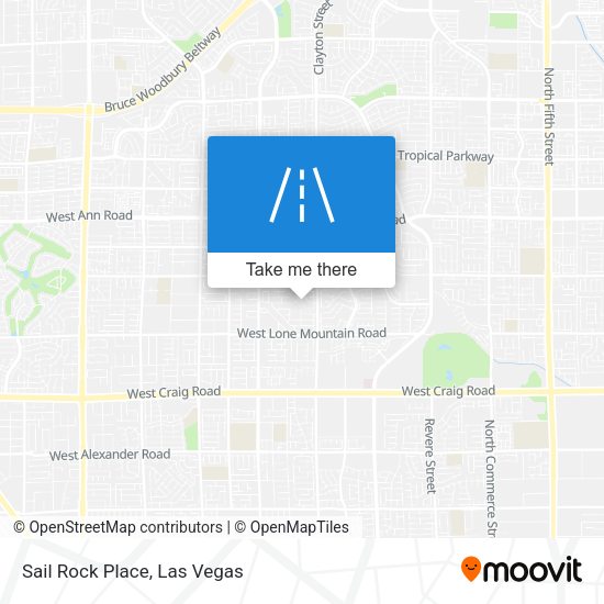 Sail Rock Place map
