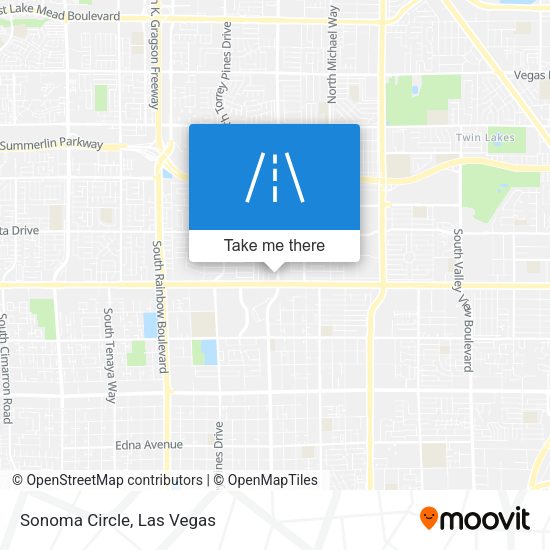 Mapa de Sonoma Circle