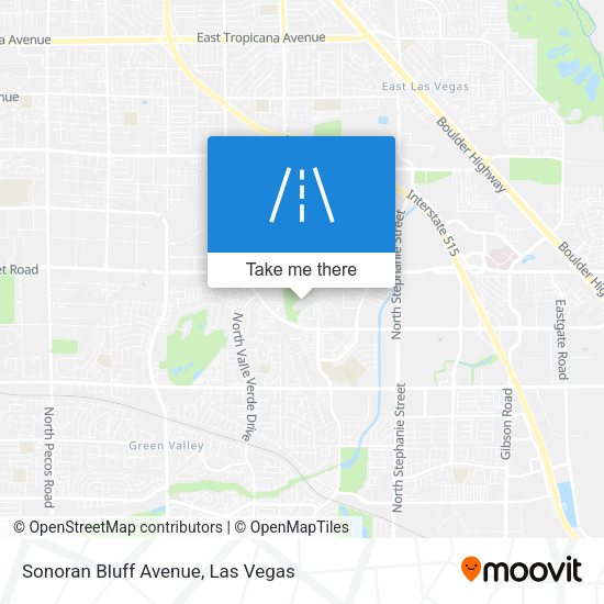Mapa de Sonoran Bluff Avenue