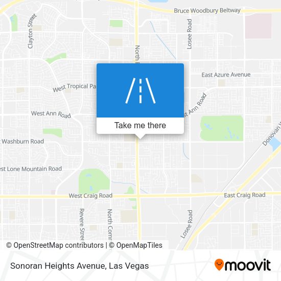 Sonoran Heights Avenue map