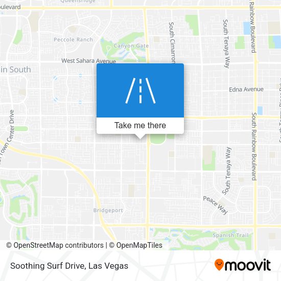 Mapa de Soothing Surf Drive