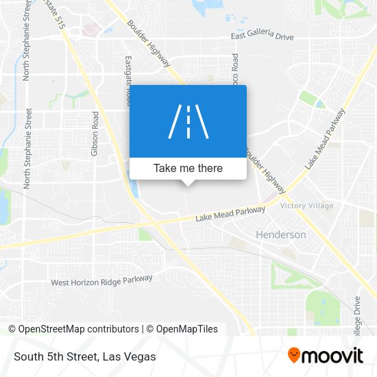 Mapa de South 5th Street