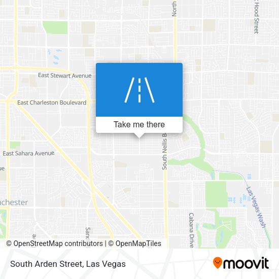 South Arden Street map