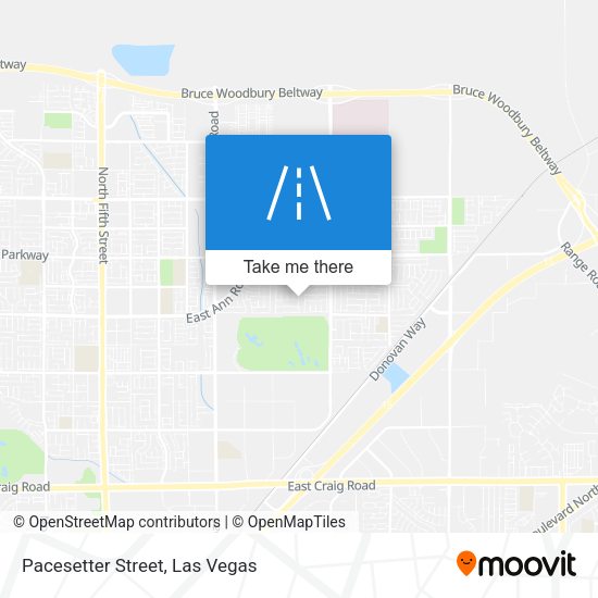 Pacesetter Street map