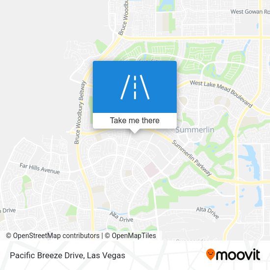 Pacific Breeze Drive map