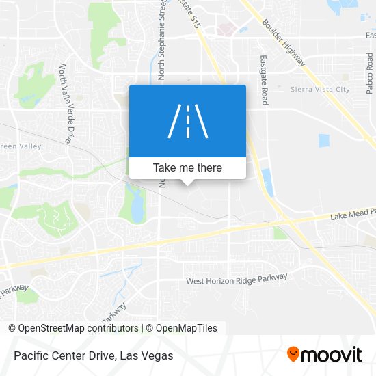 Pacific Center Drive map