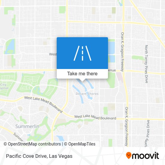 Pacific Cove Drive map