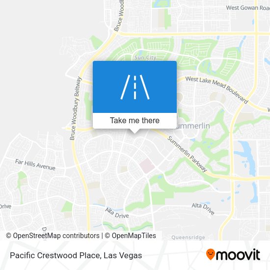 Mapa de Pacific Crestwood Place