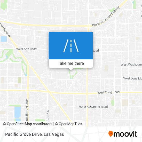 Pacific Grove Drive map