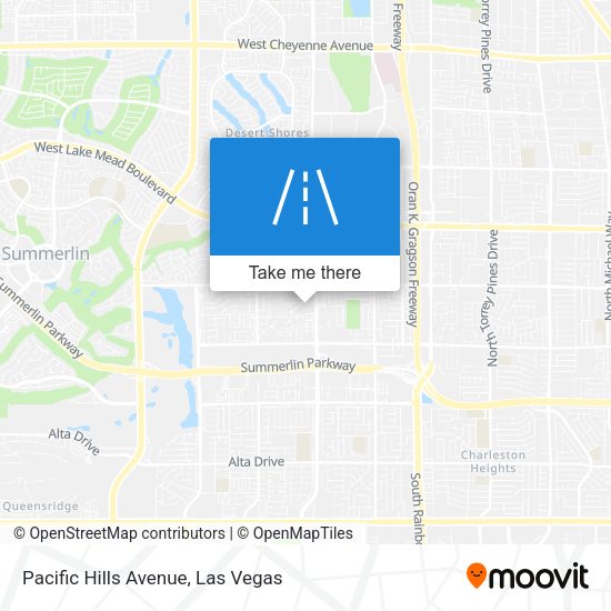 Pacific Hills Avenue map