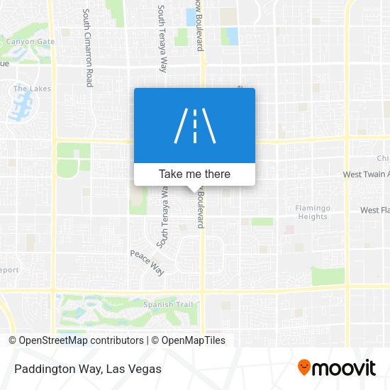 Mapa de Paddington Way