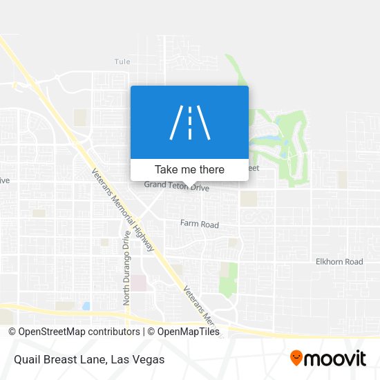 Quail Breast Lane map