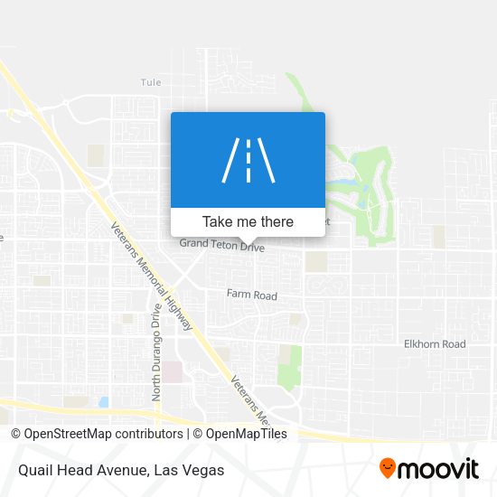 Quail Head Avenue map