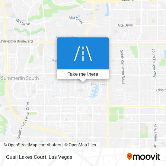 Mapa de Quail Lakes Court